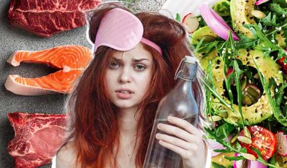 Bakfylla, Vegan, Alkohol